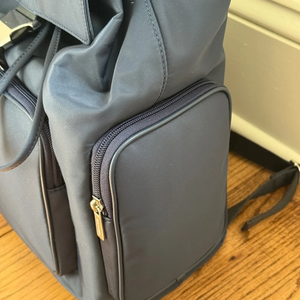 Michael Kors Blue Backpack with Modern Design and Adjustable Straps NEW - Picture 7 of 9